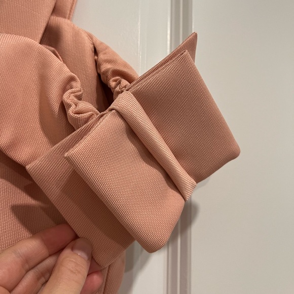 ASOS NWT pink maternity dress with bow - 4 - Picture 5 of 6